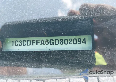 2016 Dodge Dart Sxt Sport Blacktop из США, поврежденный, VIN 1C3CDFFA6GD802094